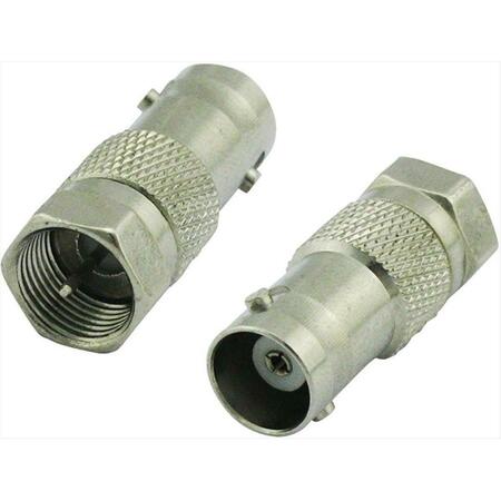 FIVEGEARS BNC Female to F Male Adapter Coax Coaxial Connector FI128417
